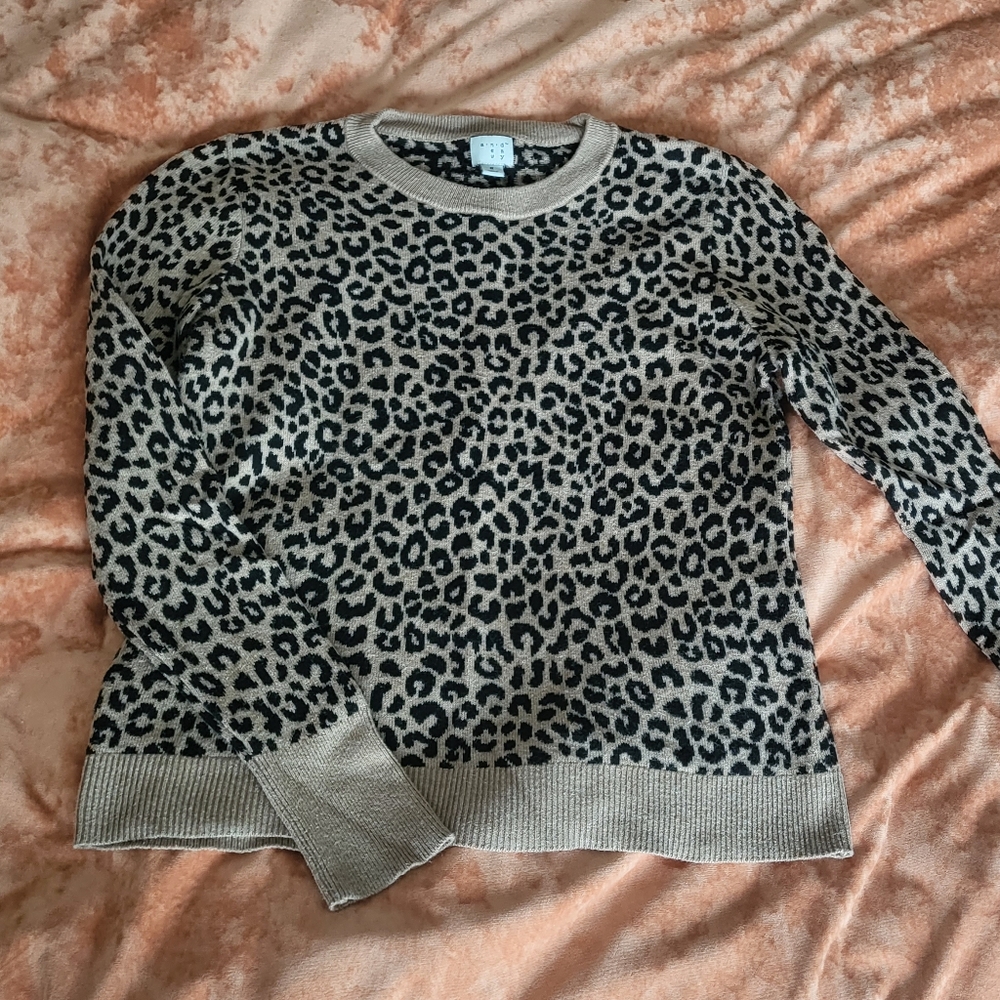 Leopard Print Sweater